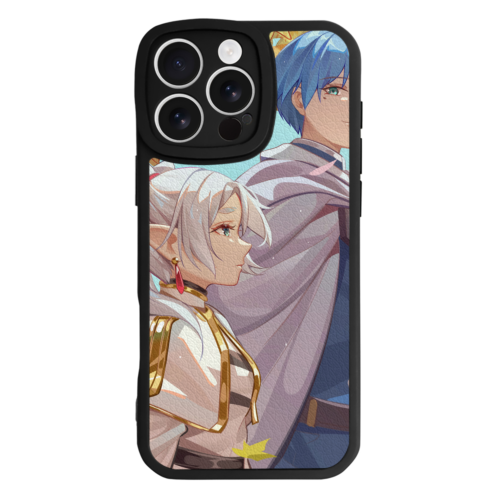 （画像用） 葬送のフリーレン Frieren 【iPhone 16シリーズ対応】シリコンスマホケース（レザー調） 材質：シリコン